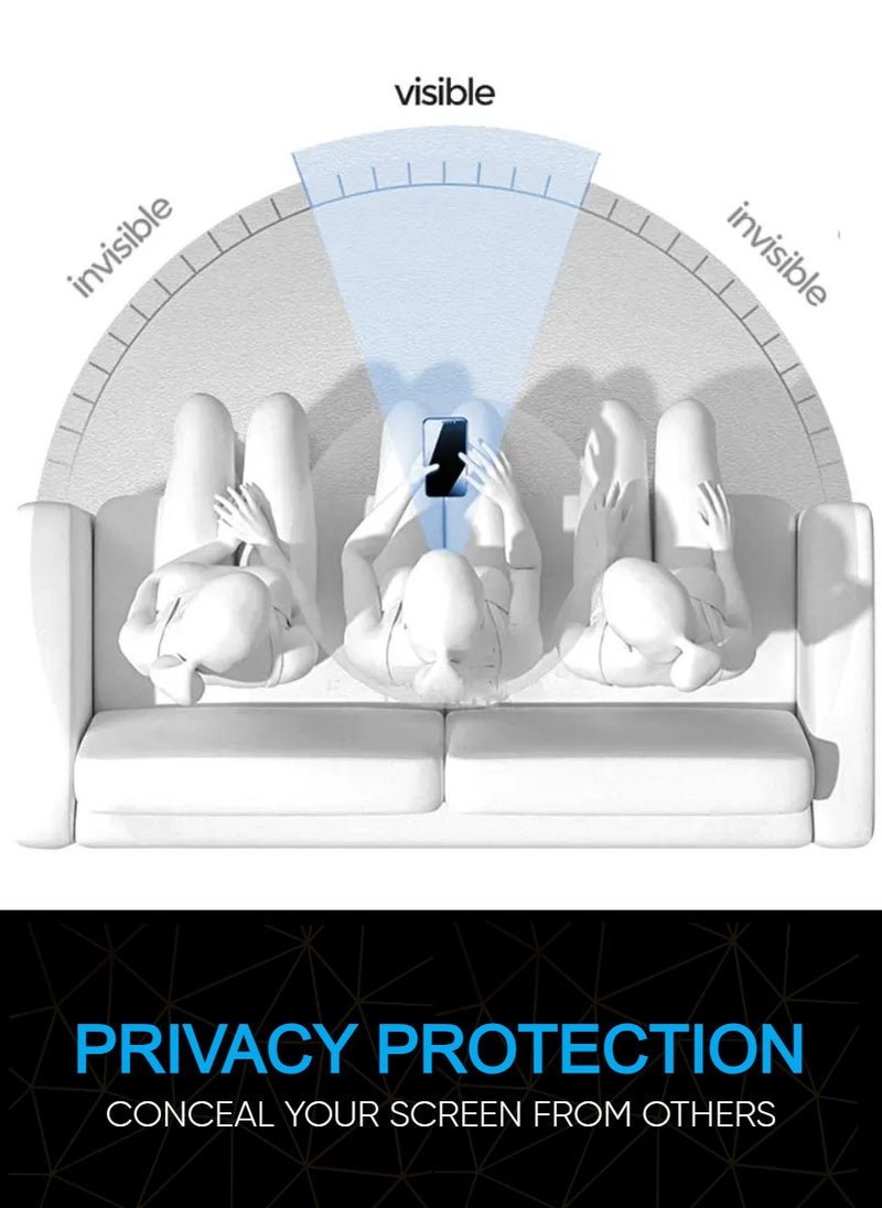 ESD 2 Pieces Tempered Dustproof Privacy Glass Screen Protector Compatible For iPhone 15 Pro - Image 4