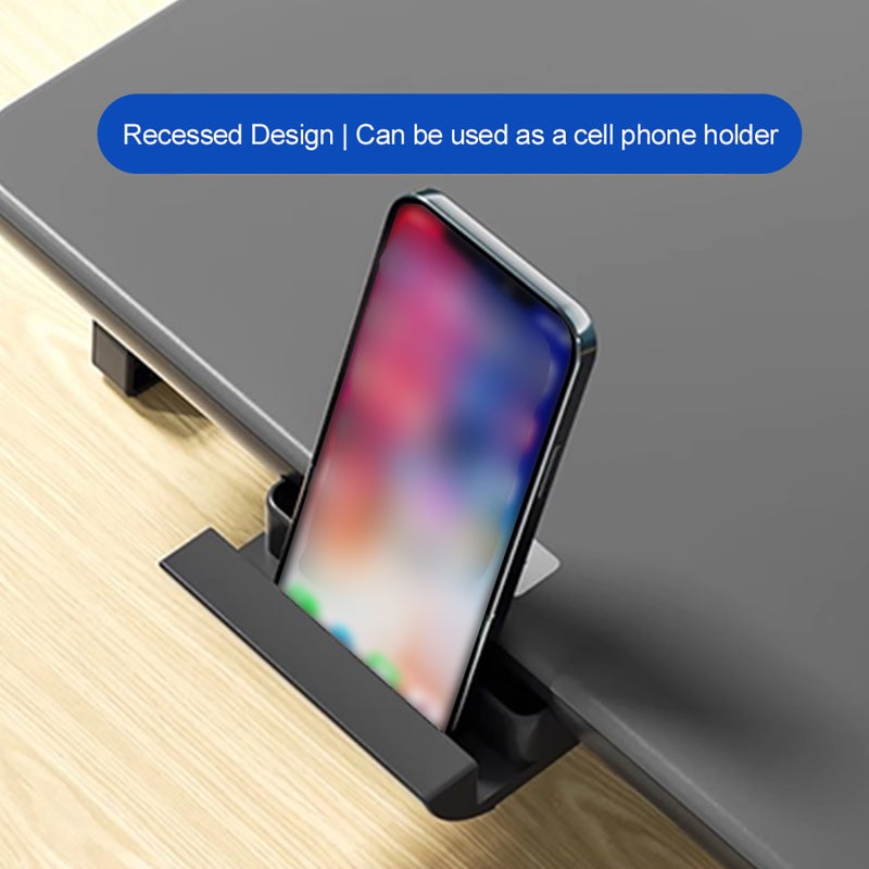 Laptop Riser 4cm/10.5cm Adjustable Height Ergonomic Design Computer Stand - Multi-functional Storage Full-size Keyboard Storage Desk Riser for Home Office Users - Image 4