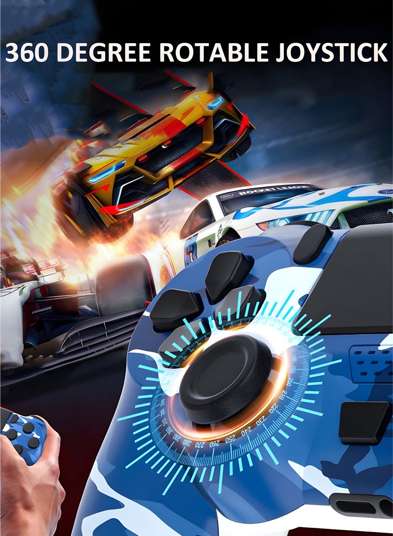 micro speed Wireless Controller for PlayStation 4, Dual Vibration, Clickable Touchpad & LED Light - Image 3