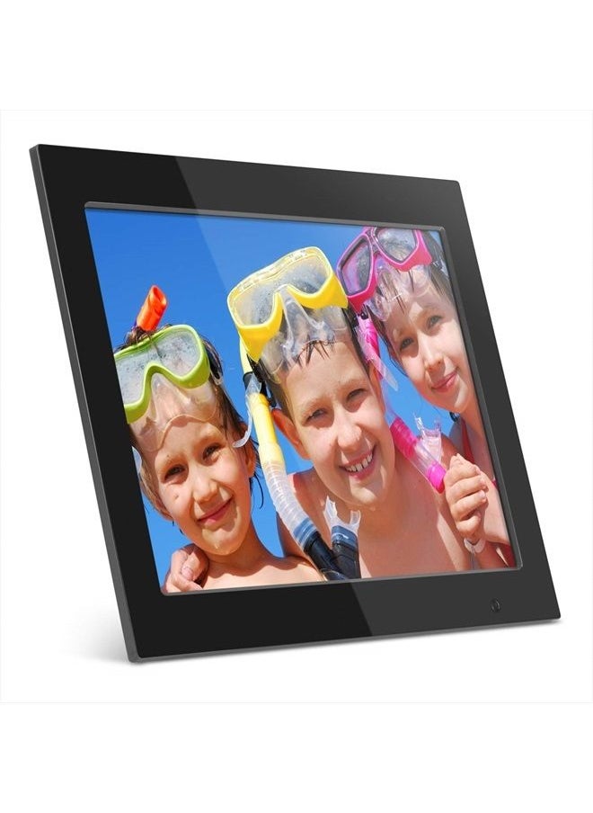 Aluratek (ADMPF315F) 15 Inch Digital Photo Frame - Black  - Image 1