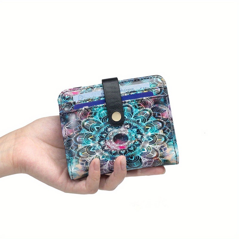 Lucky Hour Mandala Starry Sky Short Wallet - Image 5