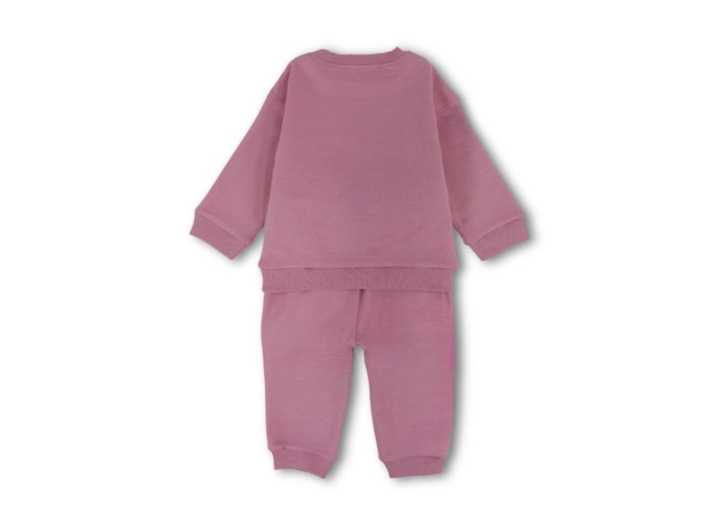 Pompelo Girls Cotton Outfit Set – Dusty Pink - Image 3