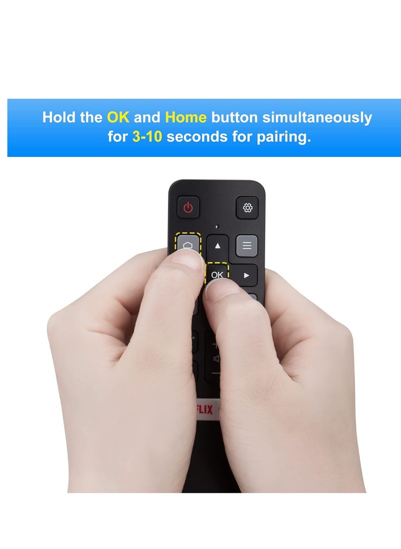 Generic - Introducing the Enhanced Voice Control Remote for TCL Android TVs Upgrade Your Experience with the RC802V. Unlock the Power of Google Voice Functionality, Complete with Dedicated Buttons for Seamles - Image 1