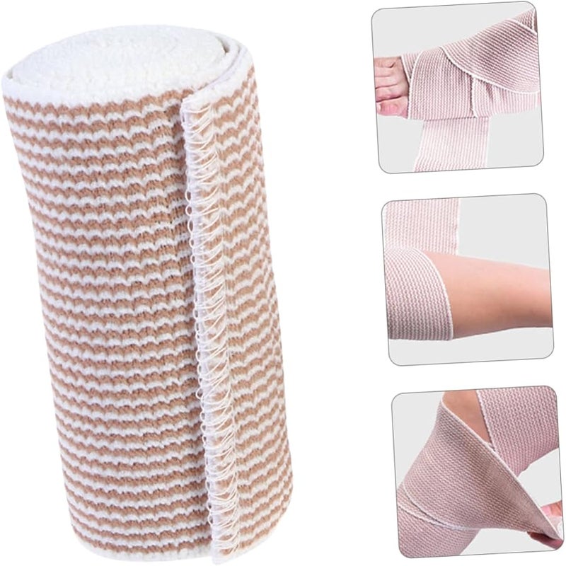2 لفات شريط رياضي لاصق مرن للرسغين والركبتين والكاحلين، ضمادة قابلة للتنفس ذاتية اللصق - Image 4