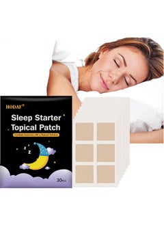 Hodaf Sleep Starter Topical Patch 30Pcs, Sleep Patches for Adults, Sleep Aid Patches, Natural Deep Sleep Patches, Sleeping Stickers to Improve Sleep Quality, Quick Acting Ingredients  - Image 1