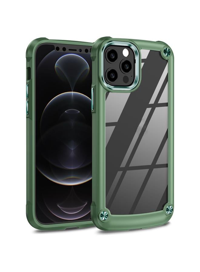 اس-توب جراب لهاتف iPhone 12 / 12 Pro مصنوع من مادة TPU + PC لحماية العدسات - Image 1