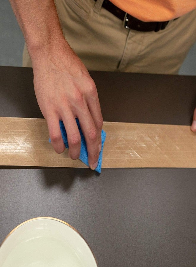 Globe Tech Eco Friendly Paper Adhesive Tape, 2 inch x 50 Meters, Brown Paper Packaging Tape, Strong Adhesive Paper Tape for Packaging. - Image 3