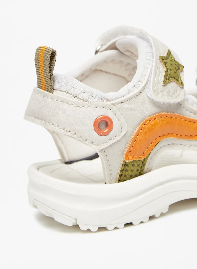 shoexpress Boys Colourblock Floaters with Hook and Loop Closure Ramadan Collection