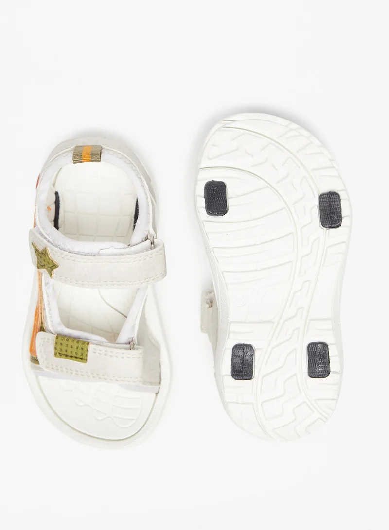 shoexpress Boys Colourblock Floaters with Hook and Loop Closure Ramadan Collection