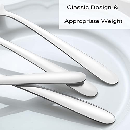 Pleafind 24 -Pcs Dinner Spoons, 7.4 inch Spoons Silverware, Stainless Steel Spoons Set, Silver Spoons, Silverware Spoons Use for Home, Kitchen, Restaurant,Dishwasher Safe, Mirror Polished - Image 5
