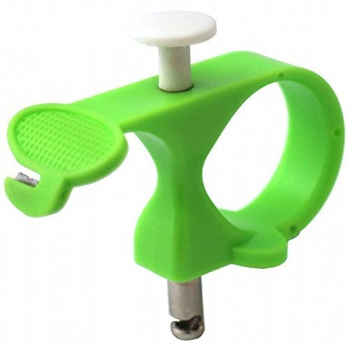 WSD Needle Puller, 3 in 1 Thread Cutter Sewing Thimble Shielded Protector Pin Needles Quilting Craft Accessories DIY Sewing Tools(Green) - Image 4