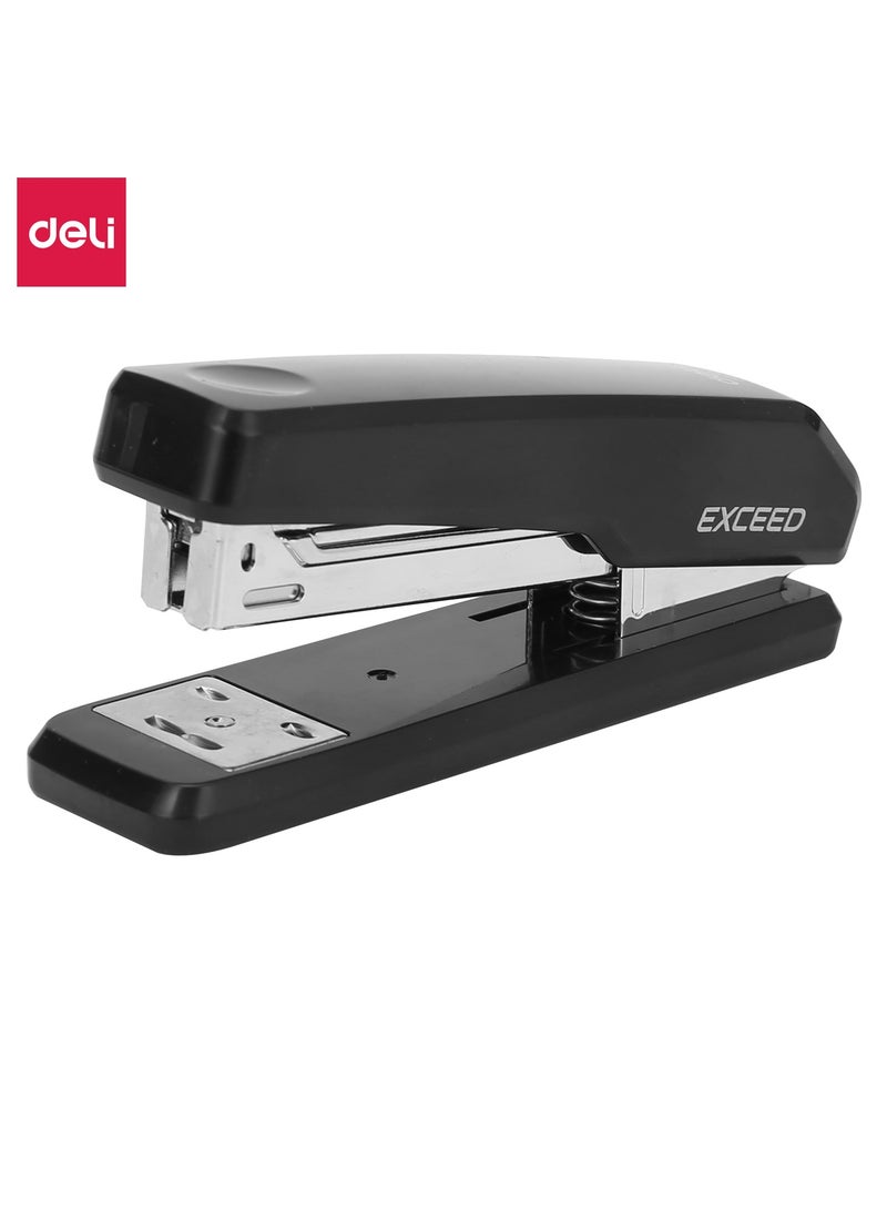 Deli E0300 Stapler - 25 Sheets, 24/6 & 26/6, Black - Image 1