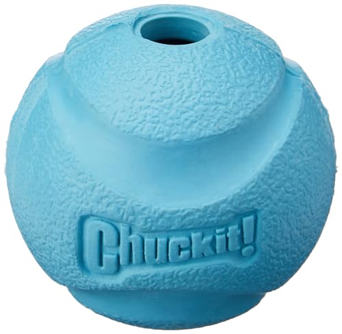 Chuckit HighBounce Rubber Fetch Ball Large 3 Inch Pack of 1 Assorted Colors For Large Breeds - Image 1