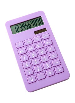 NIBEMINENT Portable Desk Calculator Purple  - Image 1