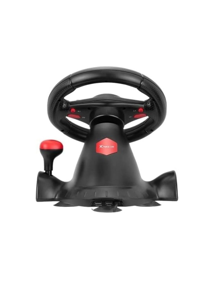 XTRIKE ME - Xtrike Me PC & Consoles Vibration Racing Wheel (GP-903) - Image 1