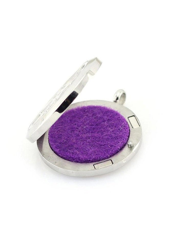 GFONDINGD Aromatherapy Essential Oil Diffuser Necklace Stainless Steel lnspirational Locket Pendant(7 Chakra) - Image 4