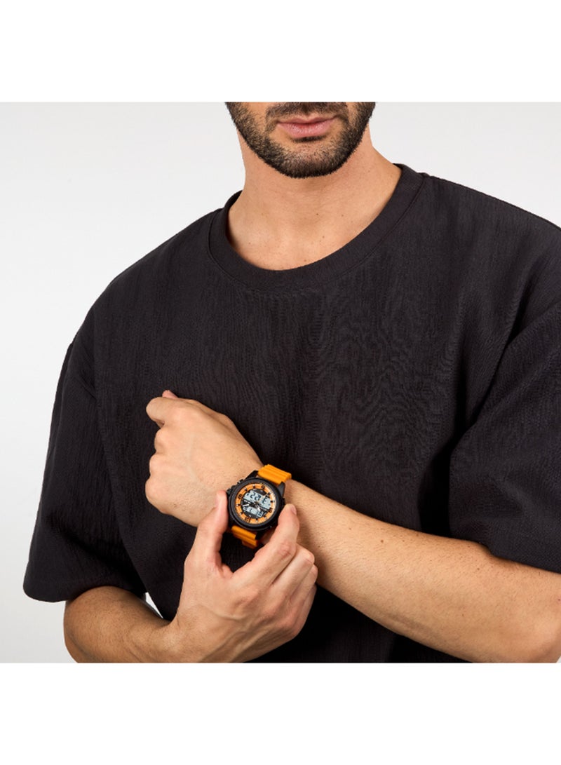 Sector EX-48 52MM DIGITAL BLACK DIAL ORANGE ST - Image 4