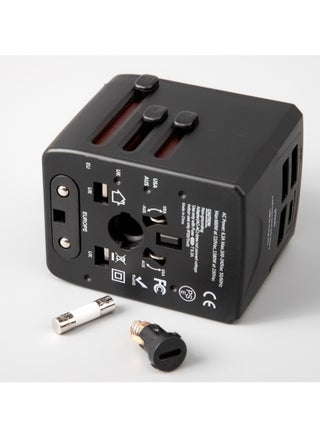 Universal Travel Adapter Type C, Global Travel Power Plug with 3 USB, All-in-One Travel Plug Adapter for EU/US/UK/AU, Compatible with iPhone/Samsung - pzsku/ZD06185E84720C01FF76FZ/45/1746211417/2f442d26-4b4c-40c2-b64a-7efd3990f47f