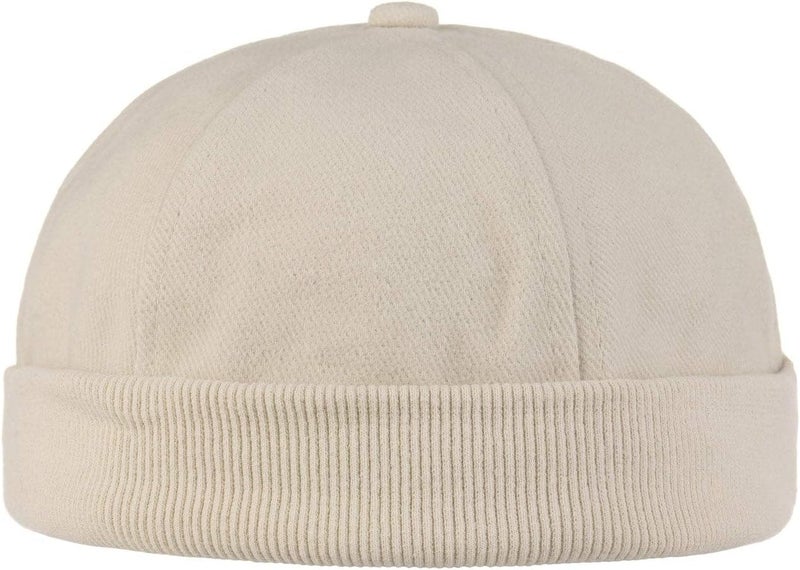 Lipodo Cotton Docker Cap Women/Men Beige One Size - Image 1