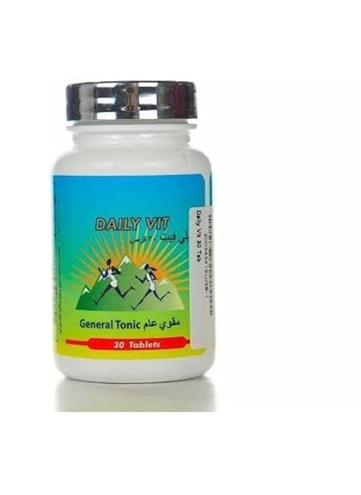 NATURA-VIGOR Pack Of 2 DAILY VIT TABS 30  - Image 3