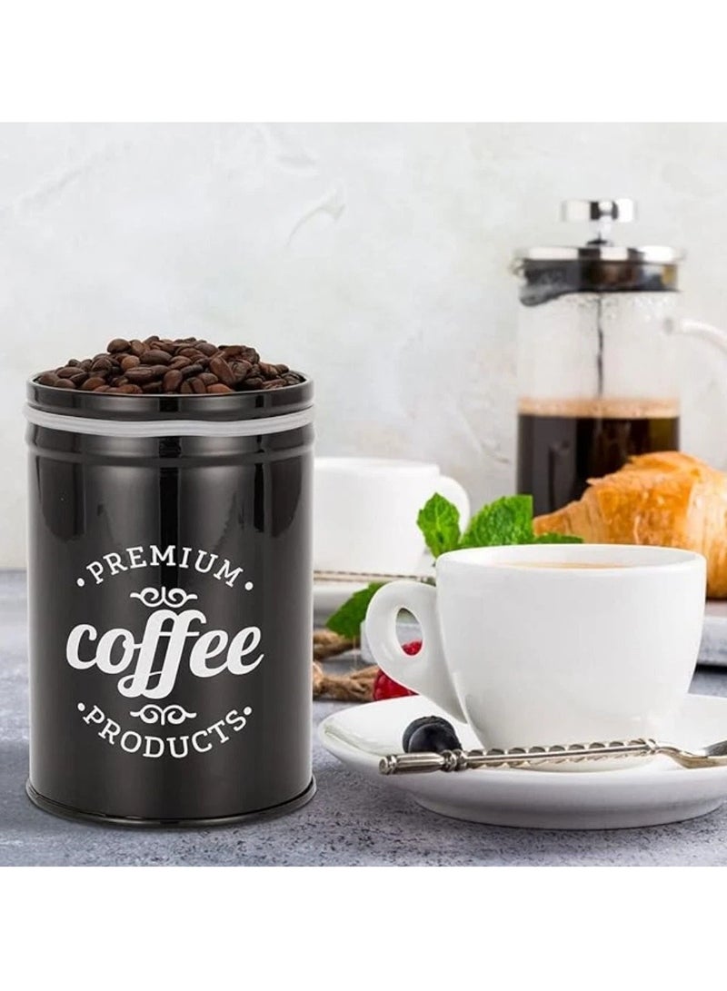 XiuWoo 3-Piece Large Capacity Stainless Steel, Coffee Kitchen Canister, Sugar Organizer, Tea Storage Box, Coffee Storage Jars, Kitchen Containers Storage Set  - Image 4