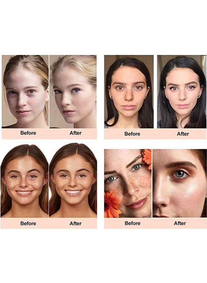 TailaiMei TLM Colour Changing Liquid Foundation Hides Wrinkles & Lines, BB Cream Makeup Base Concealer Cover Moisturizing Fluid for all Skin Tone SPF15, Pack of 3 - Image 5