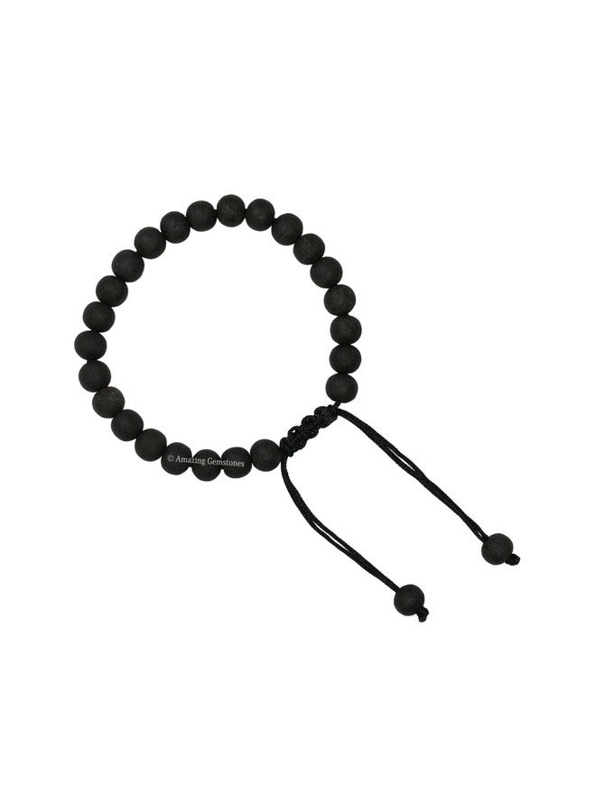 Crystal Heaven Certified Karungali Bracelet Original for Men Women - Black Ebony Wood Bracelet - Original and Natural Karukali Malai For Men Women Pooja Supplies (Adjustable) - Image 2