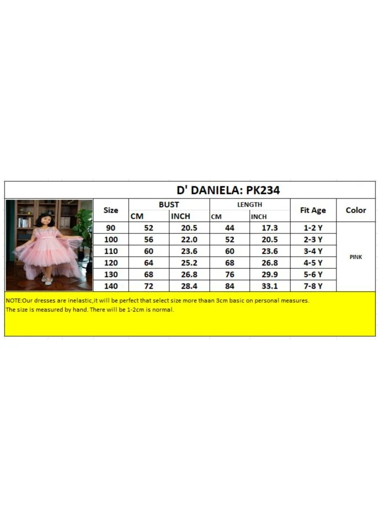 دىدانيالا Tiered Tulle Dress