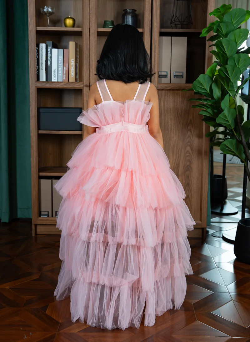 دىدانيالا Tiered Tulle Dress