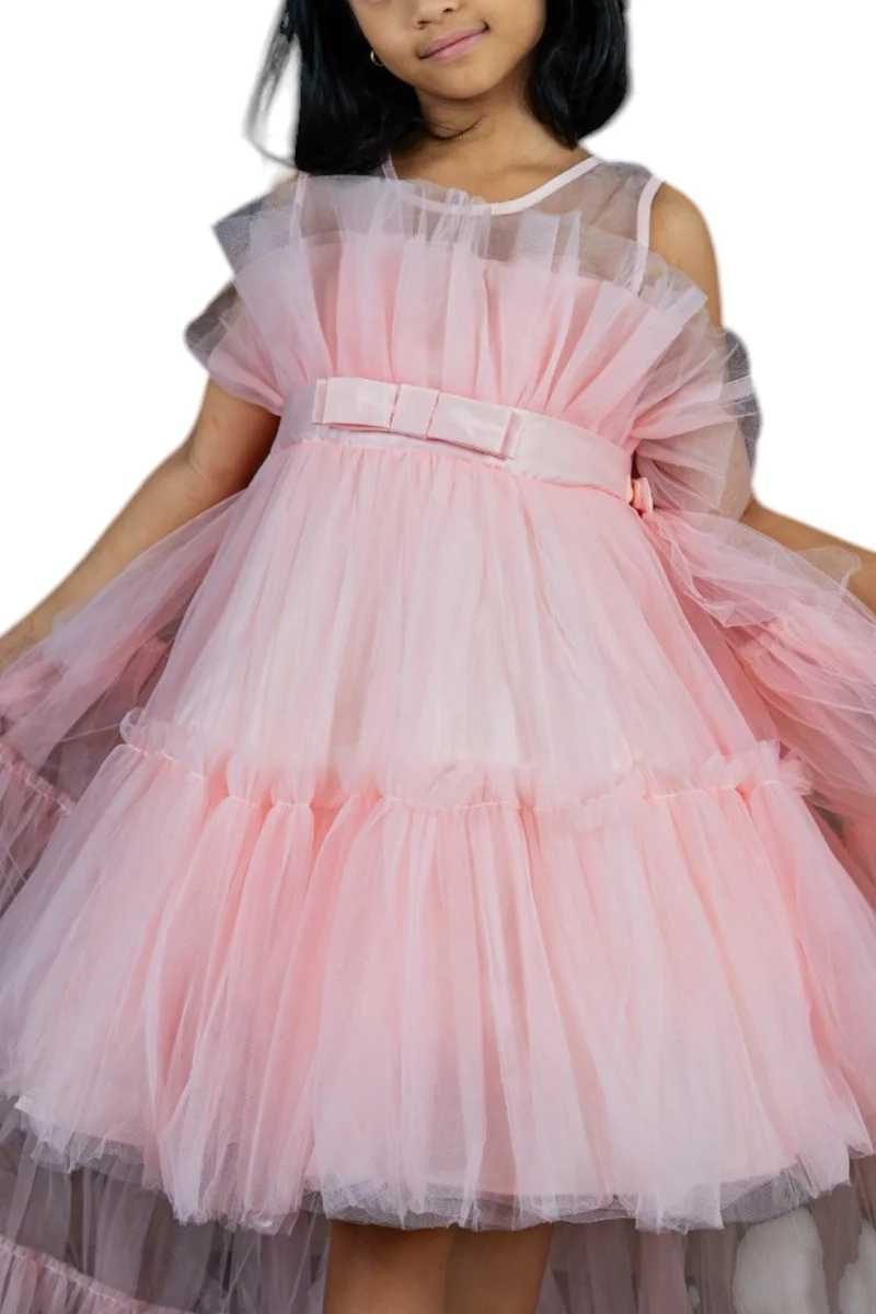 دىدانيالا Tiered Tulle Dress