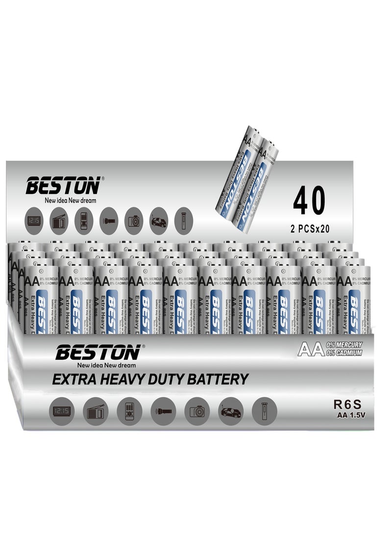 بيستون بطارية بيستون قلم كربون زنك شديدة التحمل  R6S AA  شرنك - Image 2