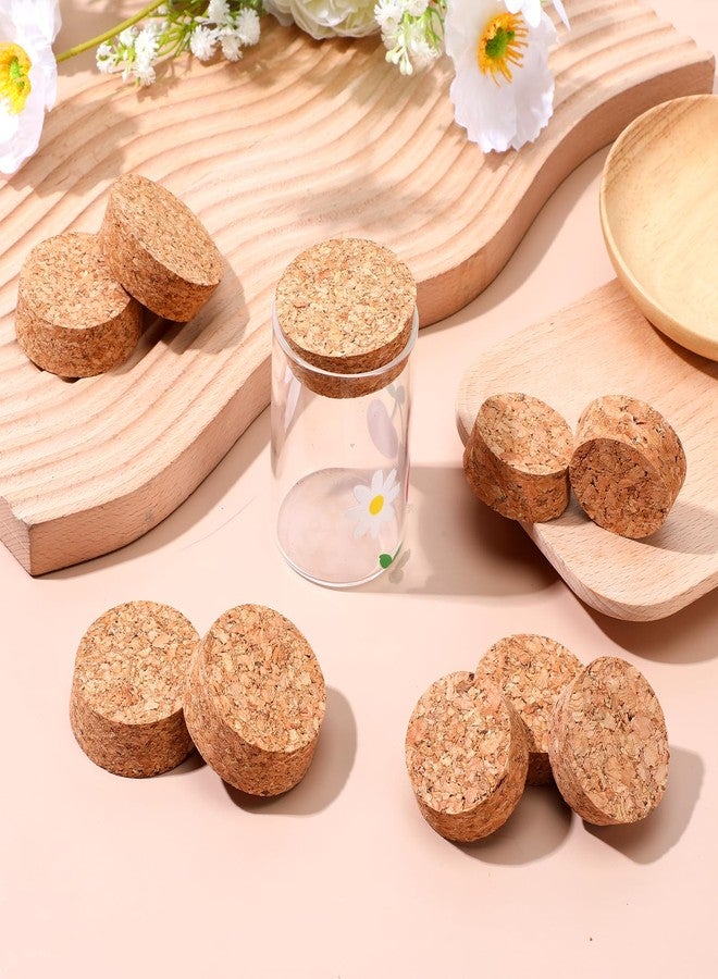 Styquenzer ١٠ قطع من سدادات الفلين الكبيرة، سدادات زجاجات الفلين، سدادات فلين خشبية مدببة، سدادات زجاجات البيرة، أغطية فلين من ١.٥ إلى ١.٩ بوصة لزجاجات النبيذ، أكواب البيرة، الأباريق، زجاجات الزينة الفخارية، والأعمال اليدوية. - Image 5