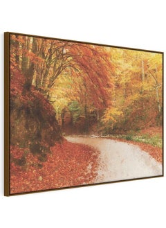 Home Gallery Road In Autumn Forest Canvas Wall Art  - Image 5