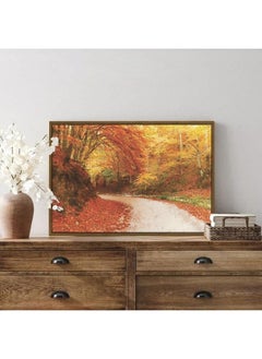 Home Gallery Road In Autumn Forest Canvas Wall Art  - Image 4