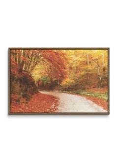 Home Gallery Road In Autumn Forest Canvas Wall Art  - Image 3