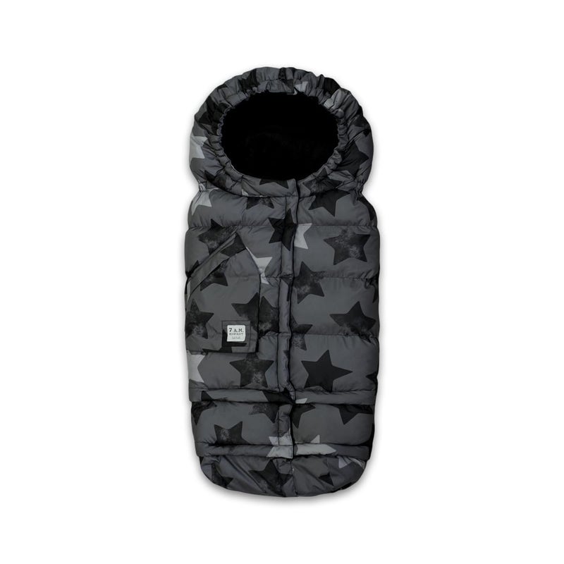 7AM Enfant Stroller Blanket 212 Adjustable Baby Car Seat Zipped Blanket for Babies Winter Unisex Multi Purpose Fleece Lined Warm Hooded Toddler Footmuff Water Repellent 6M 4T