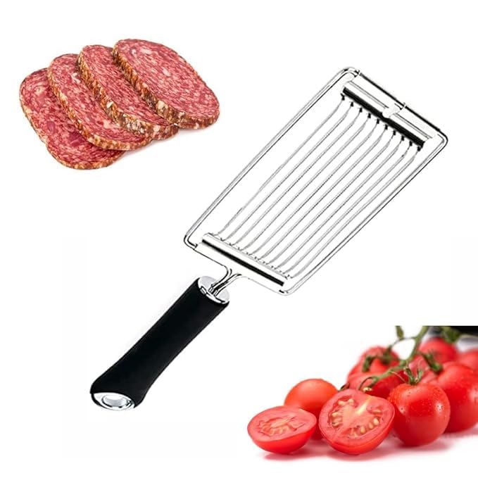 Mixen MIXEN Stainless Steel Luncheon Meat Slicer Cutter for Canned Meat Cheese Sushi Ham Boiled EggsTomato Luncheon Meat Cutter Stainless Steel Blades  - Image 1