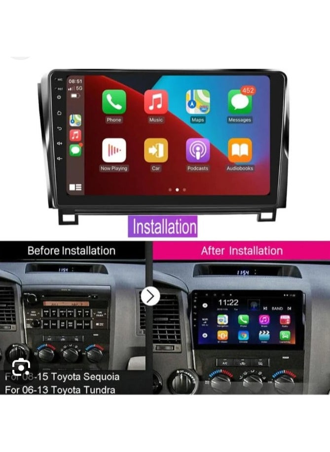 Sequoia screen from 2008 to 2015 Screen This modern, high-tech screen adds comfort and distinction to your driving experience. It allows you to view your trip information clearly and in high definition, and provides an easy way to communicate with the world around you. This screen features superior performance and innovative technology, making it an ideal choice for those looking to enhance their driving experience.