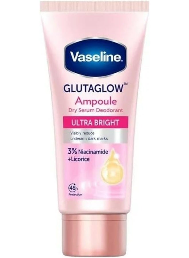 فازلين مزيل عرق سيروم جاف ألترا برايت رينيو جلوتا جلو أمبول – 45 مل - Image 1