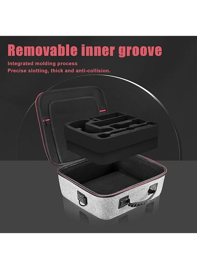 Aputue Switch Portable Case Portable Bag Compatible With Nintendo Switch Storage Box With Easy To Clean Large Nintendo Switch Portable Storage Case For Switch Console Console And All Accessories - Image 4