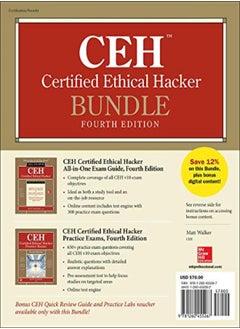 Ceh Certified Ethical Hacker Bundle Fourth Edition by Walker, Matt Paperback 
