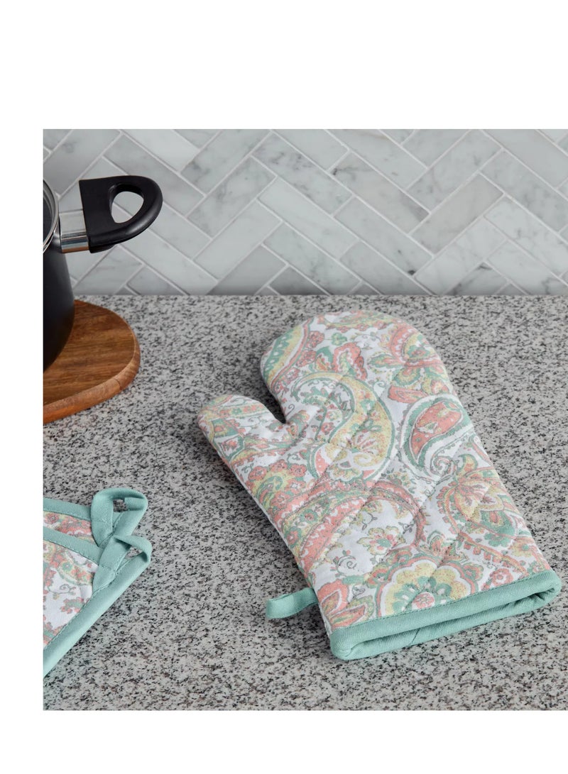 Pastel Paisley Oven Mitten  - Image 1
