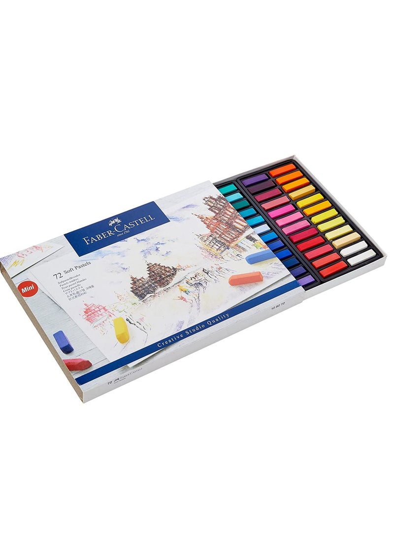 72-Piece Mini Soft Pastel Set Multicolour