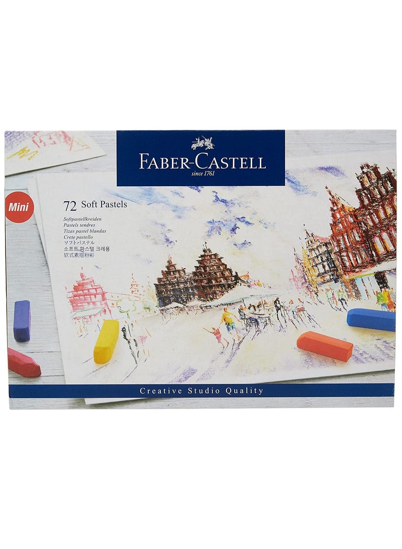 72-Piece Mini Soft Pastel Set Multicolour
