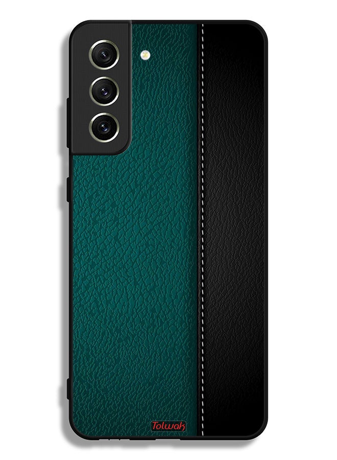 Tolwak Samsung Galaxy S21 FE 5G Protective Case Cover Leather Pattern - Image 3
