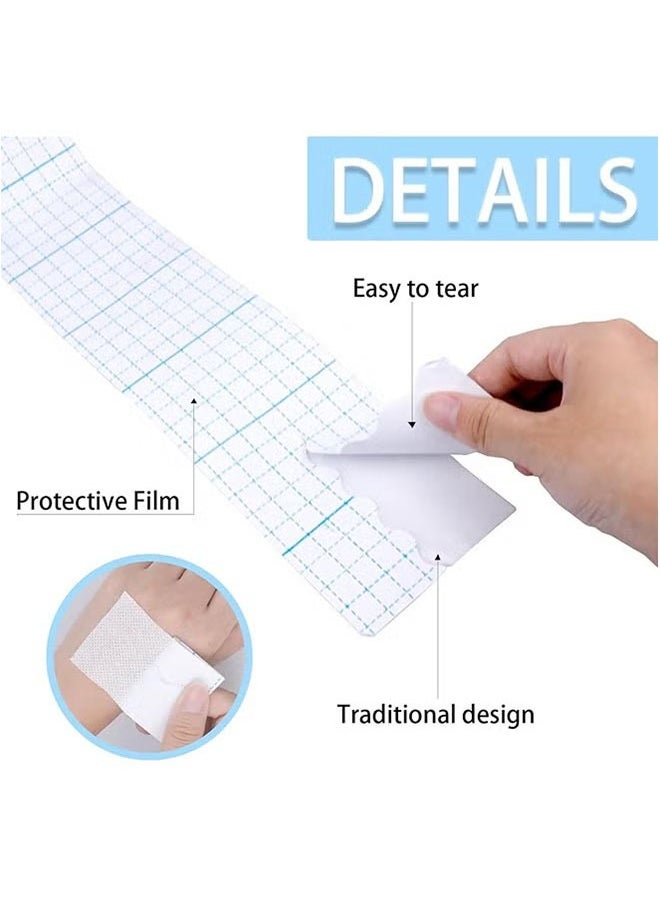 Realfrog 2 Rolls Non-Woven Cover Roll Stretch Tape Non-Woven Adhesive Bandages Breathable Bandage Tape Cohesive Wrap Bandages Protective Stretch Bandage Roll Film (2 Inch x 10.94 Yard)  - Image 3