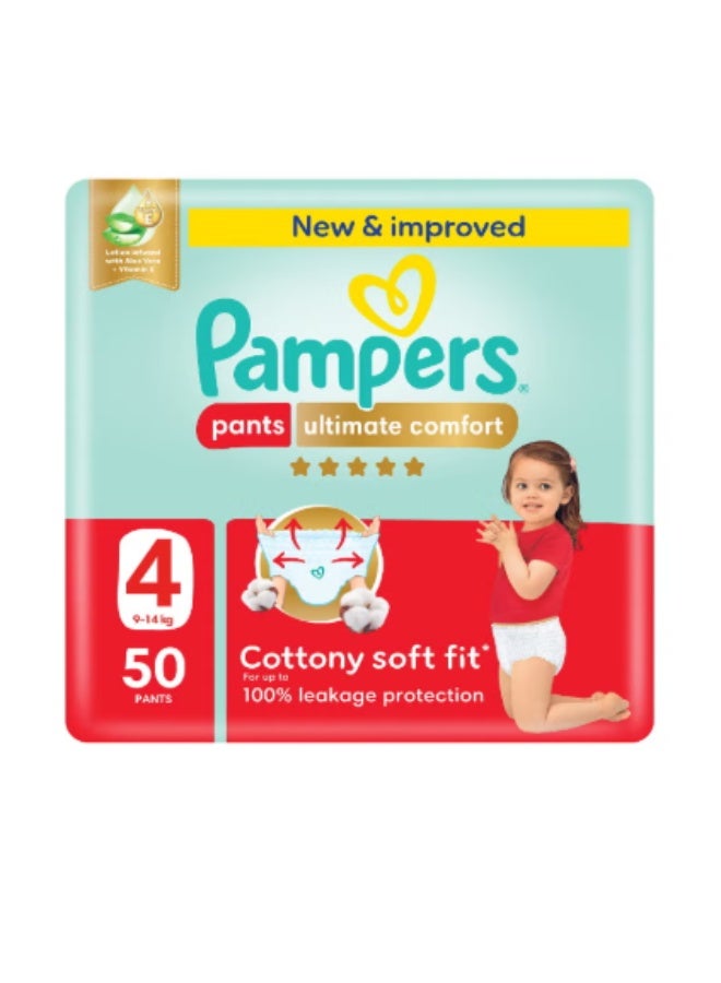 Premium Care Pants Diapers Size 4 9-14kg Count 50