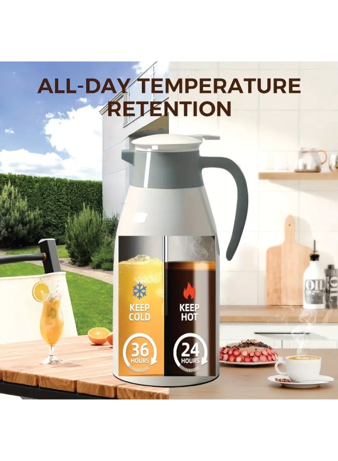 تكنو ترمس شاي وقهوة معزول – حافظة حرارية بسعة 1 لتر - Image 2