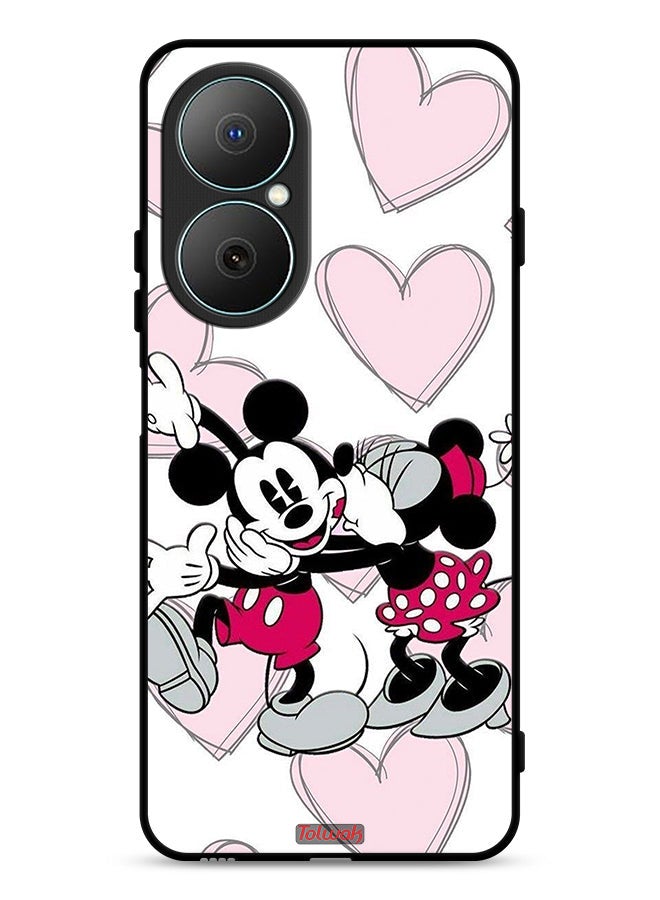 Tolwak Huawei Nova Y73 Protective Case Cover Mickey Mouse Hug