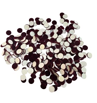Beauty Tool Maroon Velvet Round Bindis Kumkum Bindi for WomenGirlsLadies Size6 Pack of 300 Maroon - Image 1